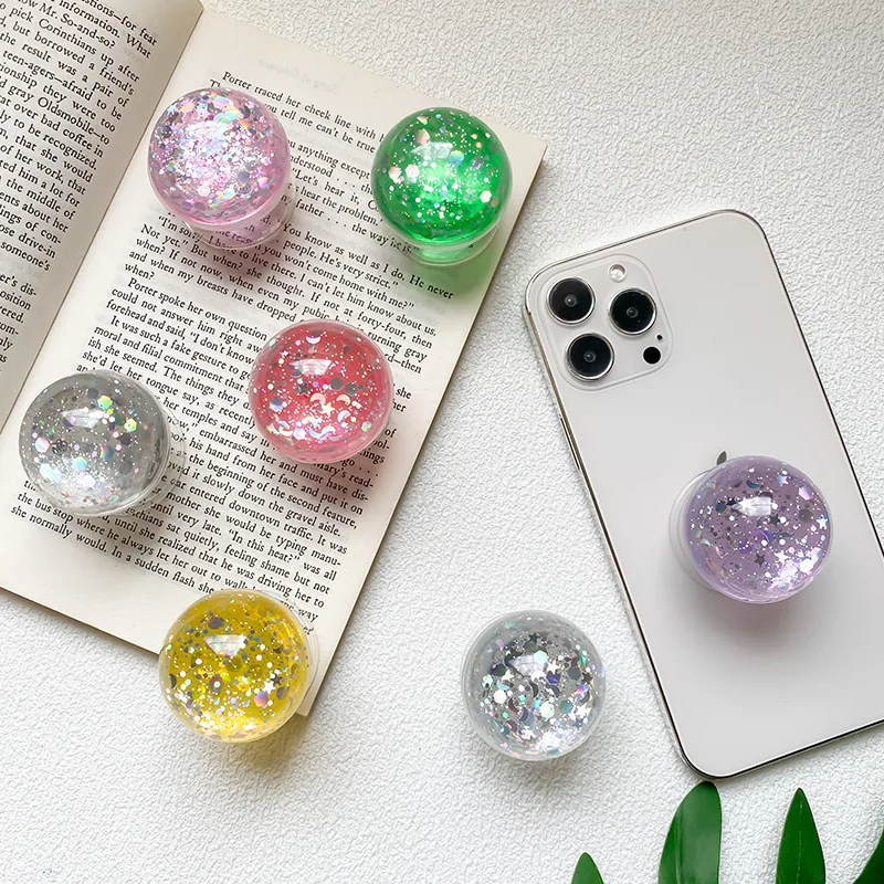 Ins Solid Color Phone Airbag Bracket Retractable Folding Crystal Stand Glitter Ball Desktop for Iphone 17 Griptok Support Holder
Ins Solid Color Phone Airbag Bracket Retractable Folding Crystal Stand Glitter Ball Desktop for Iphone 17 Griptok Support Holder