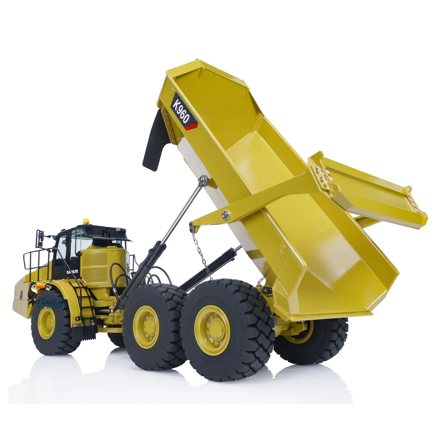 Kabolite 1/20 K960 RC Hydraulic Articulated Dumper Truck 6x6 Remote Control Construction Vehicles Models TH22642
Kabolite 1/20 K960 RC Hydraulic Articulated Dumper Truck 6x6 Remote Control Construction Vehicles Models TH22642