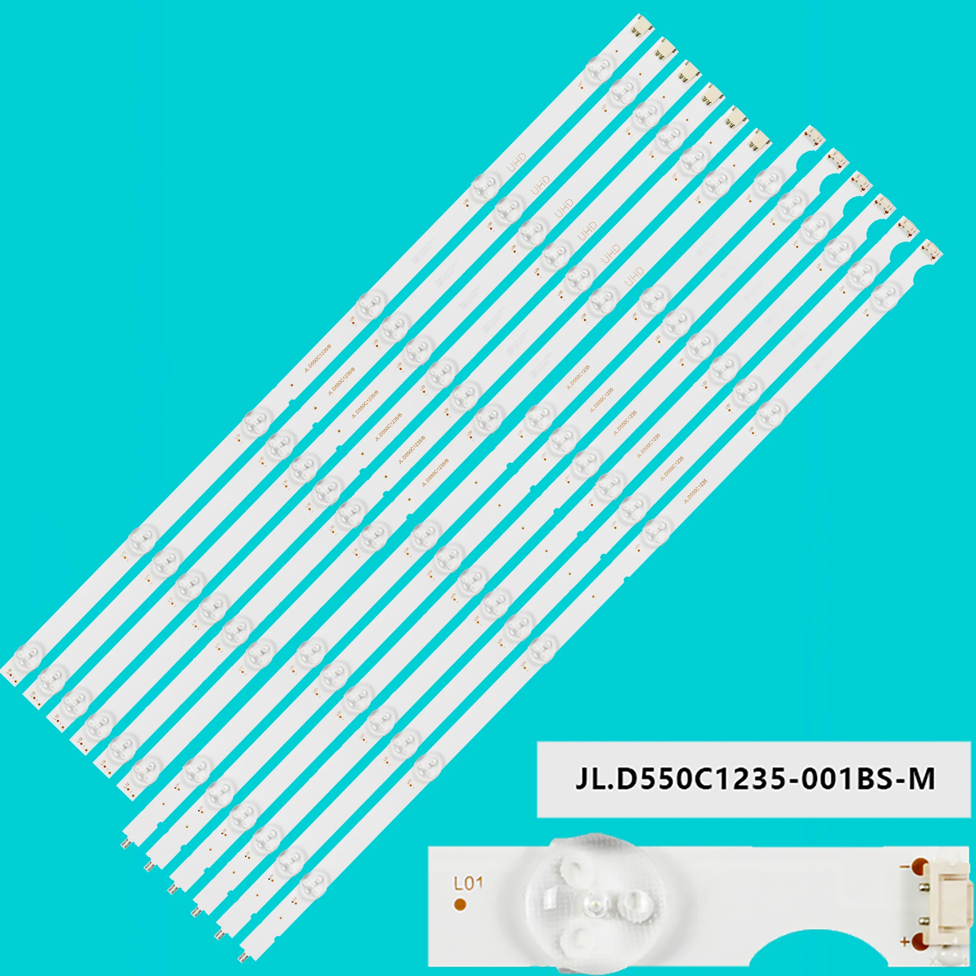 LED Backlight Strips 12LED for 55UJ632 55UK6100PTA 55UJ630Y 55UJ630Y-TA 55UJ632T 55UJ634V-ZD UE55CU7170UXXN SDL550W0 (LD0-B01)
LED Backlight Strips 12LED for 55UJ632 55UK6100PTA 55UJ630Y 55UJ630Y-TA 55UJ632T 55UJ634V-ZD UE55CU7170UXXN SDL550W0 (LD0-B01)