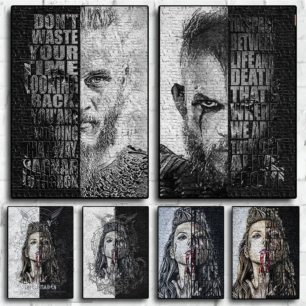 Ragnar Lothbrok Vikings Abstract Poster and Print Canvas Painting Wall Art Inspirational Picture For Living Room Home Decor Gift
Ragnar Lothbrok Vikings Abstract Poster and Print Canvas Painting Wall Art Inspirational Picture For Living Room Home Decor Gift
