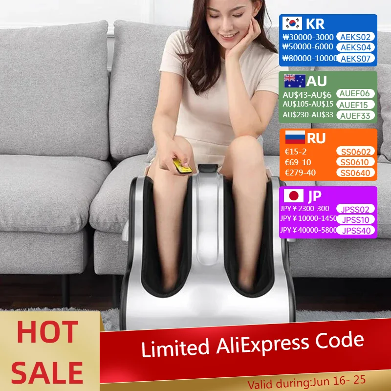 Automatic Foot Massage Machine Home Calf Acupressure Meter Foot Kneading Massager Foot Grinder 220V 50HZ 50W
Automatic Foot Massage Machine Home Calf Acupressure Meter Foot Kneading Massager Foot Grinder 220V 50HZ 50W