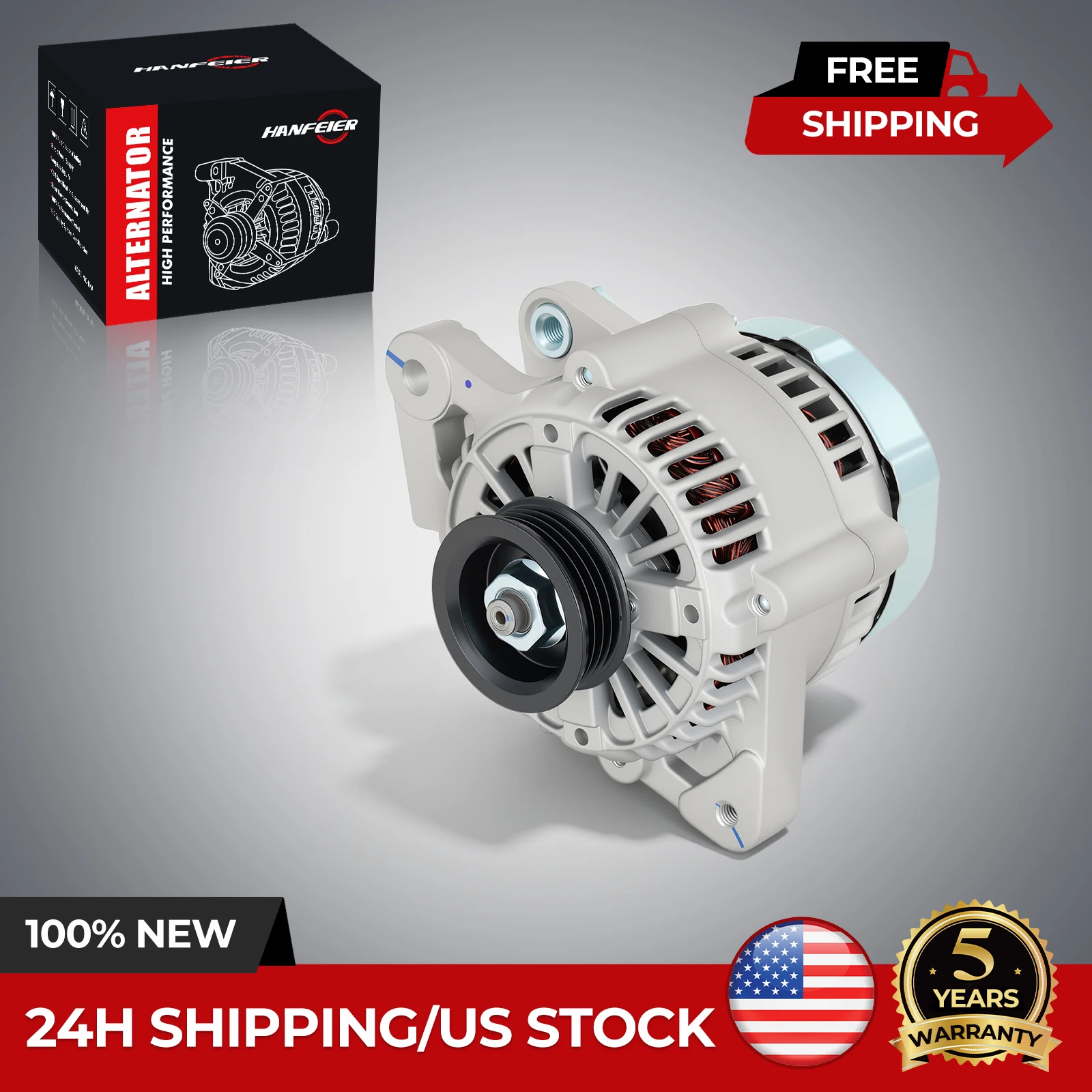 Alternator For Toyota Echo 2000 2001 2002 2003 L4 1.5L13896 27060-21010 440293
Alternator For Toyota Echo 2000 2001 2002 2003 L4 1.5L13896 27060-21010 440293