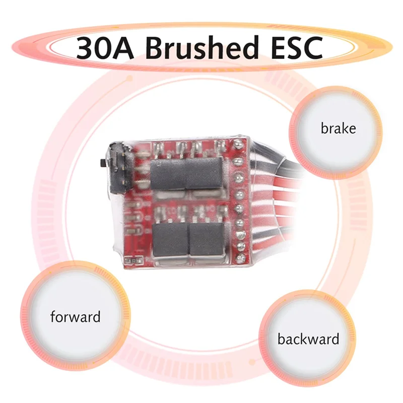 B87B-30A 4,8-8,4 В мини-матовый электрический регулятор скорости ESC регулятор скорости щеткового двигателя для WPL C14 C24 MN D90 MN99S RC Car
B87B-30A 4,8-8,4 В мини-матовый электрический регулятор скорости ESC регулятор скорости щеткового двигателя для WPL C14 C24 MN D90 MN99S RC Car