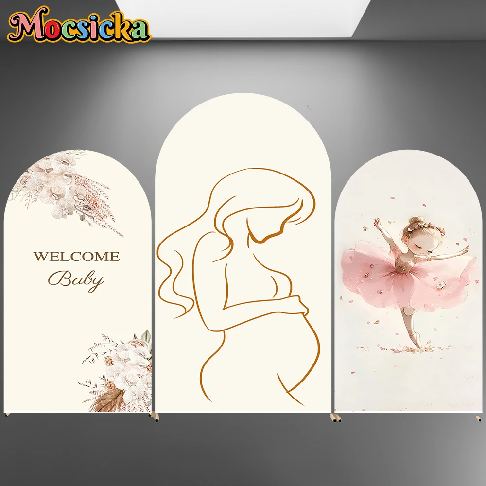 Mocsicka Maternity Dresses Photoshoot Arch Backdrop Covers Elastic Double-Faced Baby Girl Birthday Arched Background Party Decor
Mocsicka Maternity Dresses Photoshoot Arch Backdrop Covers Elastic Double-Faced Baby Girl Birthday Arched Background Party Decor