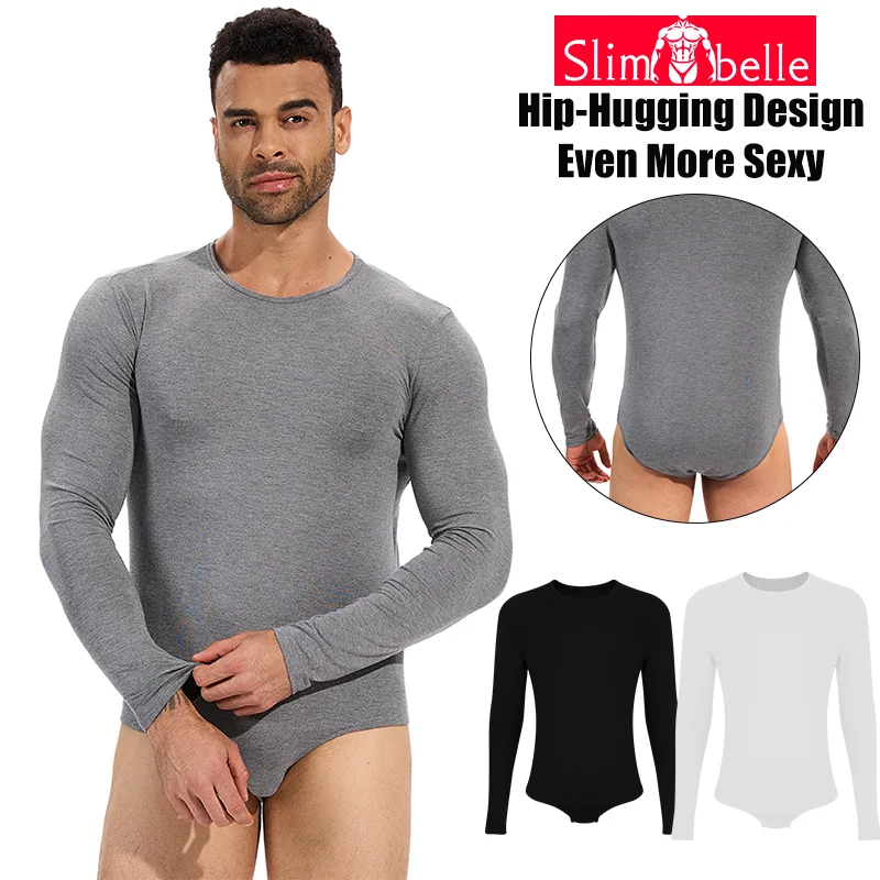 Slimbelle Men Slimming Shapewear Bodysuit Long Sleeve Tummy Control Romper Waist Trainer Full Body Shaper Round Neck Underwear
Slimbelle Men Slimming Shapewear Bodysuit Long Sleeve Tummy Control Romper Waist Trainer Full Body Shaper Round Neck Underwear