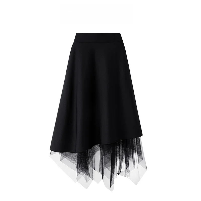 Double-Sided Wear A-Line Skirt for Women Mesh Fabric High Waist Korean Style Commute Scene Slimming Meat Covering Skirt
Double-Sided Wear A-Line Skirt for Women Mesh Fabric High Waist Korean Style Commute Scene Slimming Meat Covering Skirt
