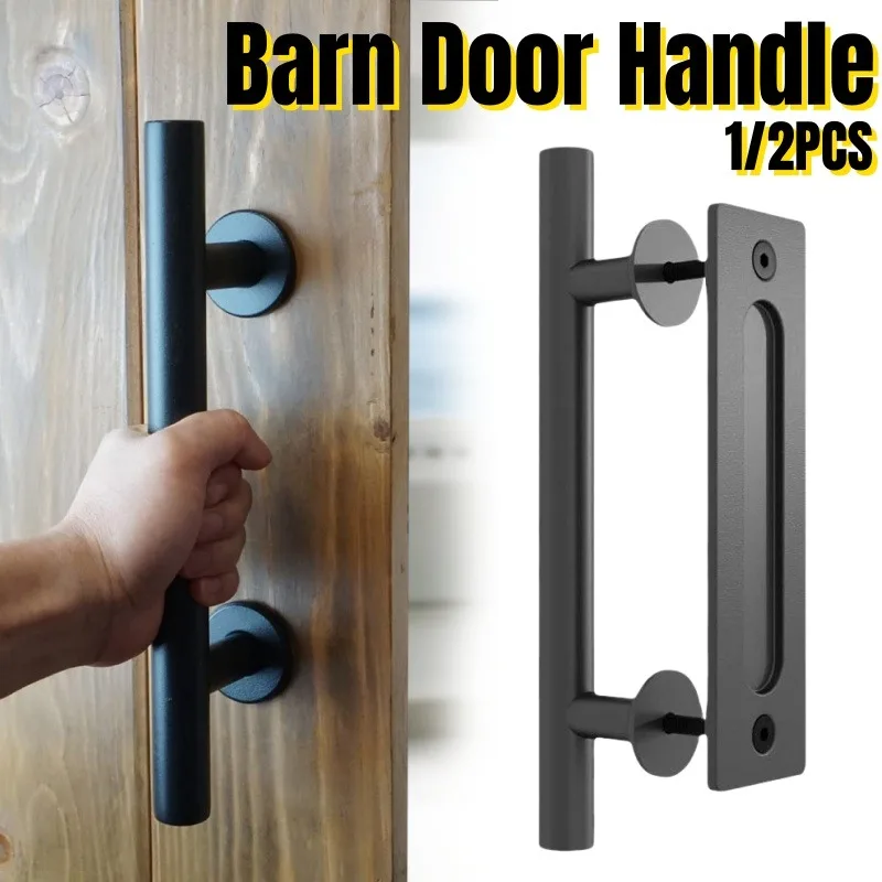 Barn Door Handle Black Round Double-sided American Wooden Door Indoor and Outdoor Opening Mobile Handle All Black Reinforced
Barn Door Handle Black Round Double-sided American Wooden Door Indoor and Outdoor Opening Mobile Handle All Black Reinforced