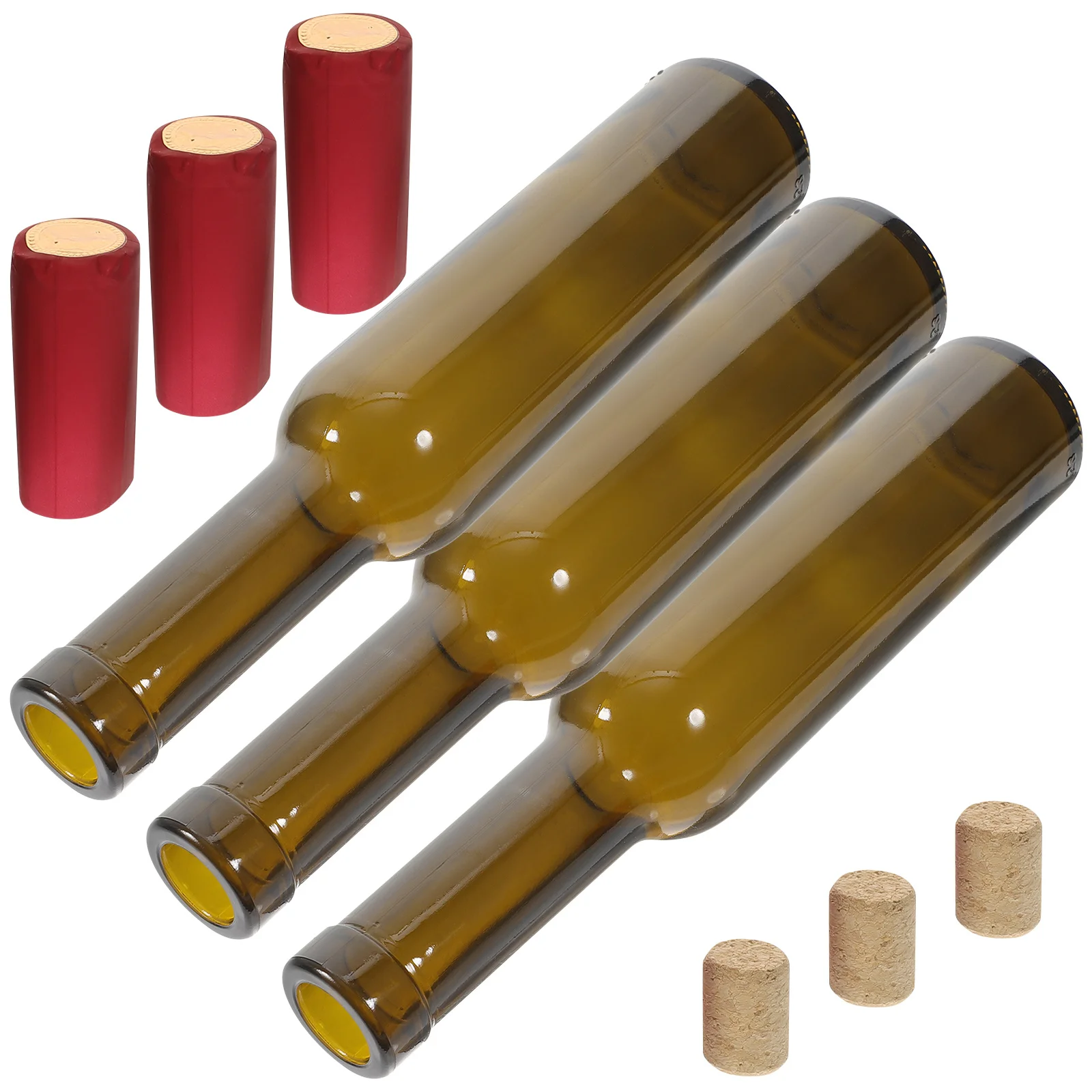 3Pcs Empty Wine Glass Bottles Glass Bottles for Wine Juice Decorative Flower Vase DIY Crafts Home Bar Decoration
3Pcs Empty Wine Glass Bottles Glass Bottles for Wine Juice Decorative Flower Vase DIY Crafts Home Bar Decoration