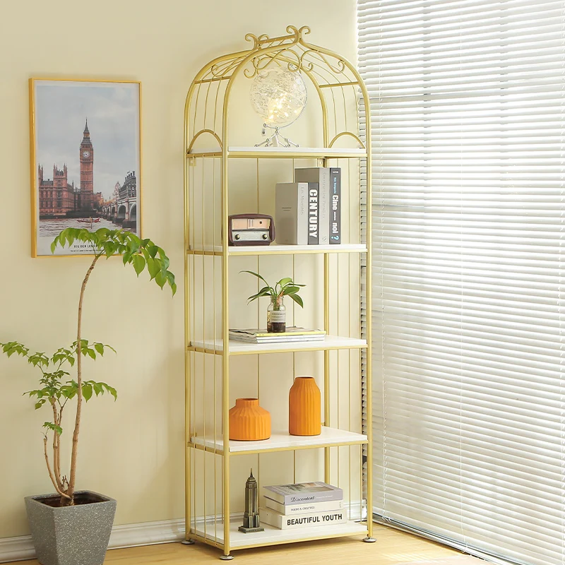 Shelf Bookshelf Floor-to-ceiling gold living room storage rack Bedroom storage rack Multi-layer bay window display rack
Shelf Bookshelf Floor-to-ceiling gold living room storage rack Bedroom storage rack Multi-layer bay window display rack
