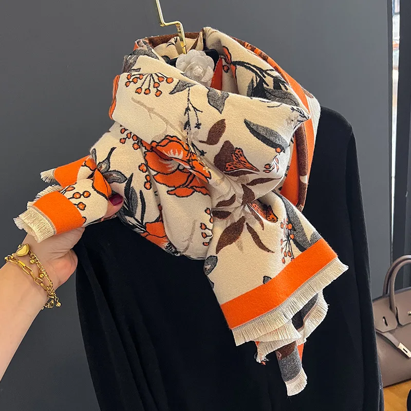 Fashion Winter Warm Cashmere Scarf for Women Design Shawls and Wraps Bufandas Thick Pashmina Blanket Poncho Tassel Echarpe 2023
Fashion Winter Warm Cashmere Scarf for Women Design Shawls and Wraps Bufandas Thick Pashmina Blanket Poncho Tassel Echarpe 2023