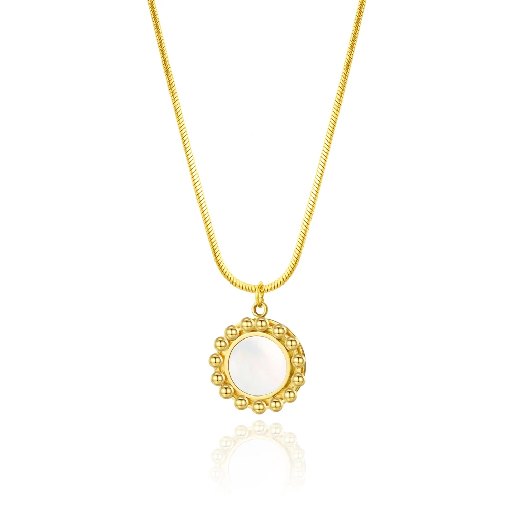 WILD & FREE Gold-Plated Snake Bone Chain Stainless Steel Pendant Necklace High quality Waterproof Jewelry for Women
WILD & FREE Gold-Plated Snake Bone Chain Stainless Steel Pendant Necklace High quality Waterproof Jewelry for Women