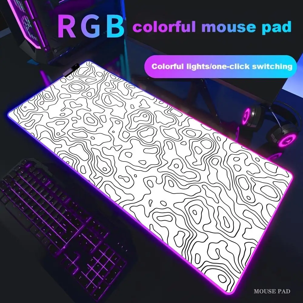 Lines Texture Mouse Pad XXL RGB Gaming Mouse Pad Gamer Accessories Large LED Light Mousepads PC Computer Desk Mat with Backlit
Lines Texture Mouse Pad XXL RGB Gaming Mouse Pad Gamer Accessories Large LED Light Mousepads PC Computer Desk Mat with Backlit