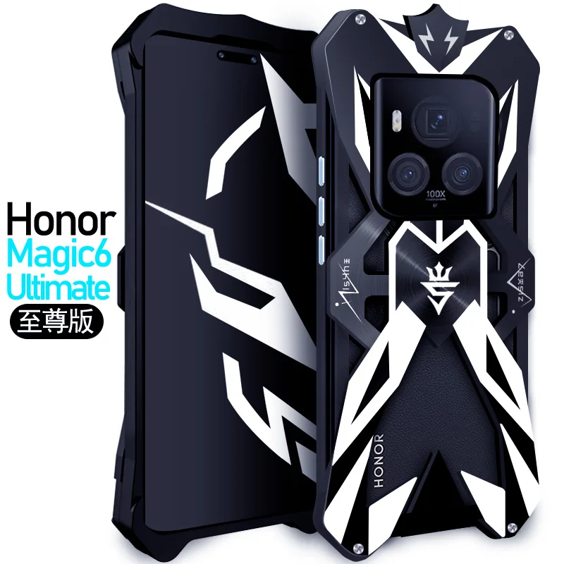 Premium aluminum alloy hollow heat dissipation Phone Case For Honor Magic6 Ultimate BVL-AN20 Military Fall prevention Back Cover
Premium aluminum alloy hollow heat dissipation Phone Case For Honor Magic6 Ultimate BVL-AN20 Military Fall prevention Back Cover