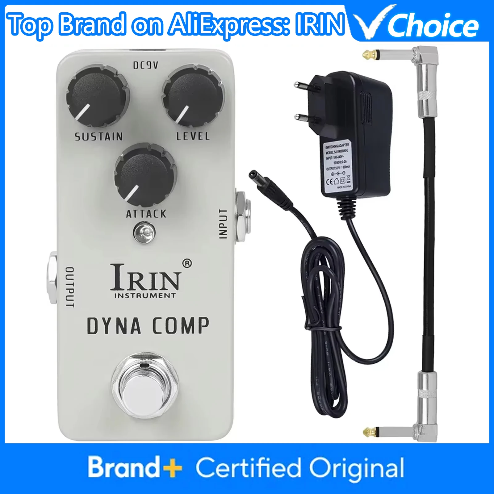 IRIN RS-12 Electric Guitar Effect Dyna Comp Effect Pedal True Bypass Mini Single Guitar Pedal Guitar Accessories & Parts
IRIN RS-12 Electric Guitar Effect Dyna Comp Effect Pedal True Bypass Mini Single Guitar Pedal Guitar Accessories & Parts