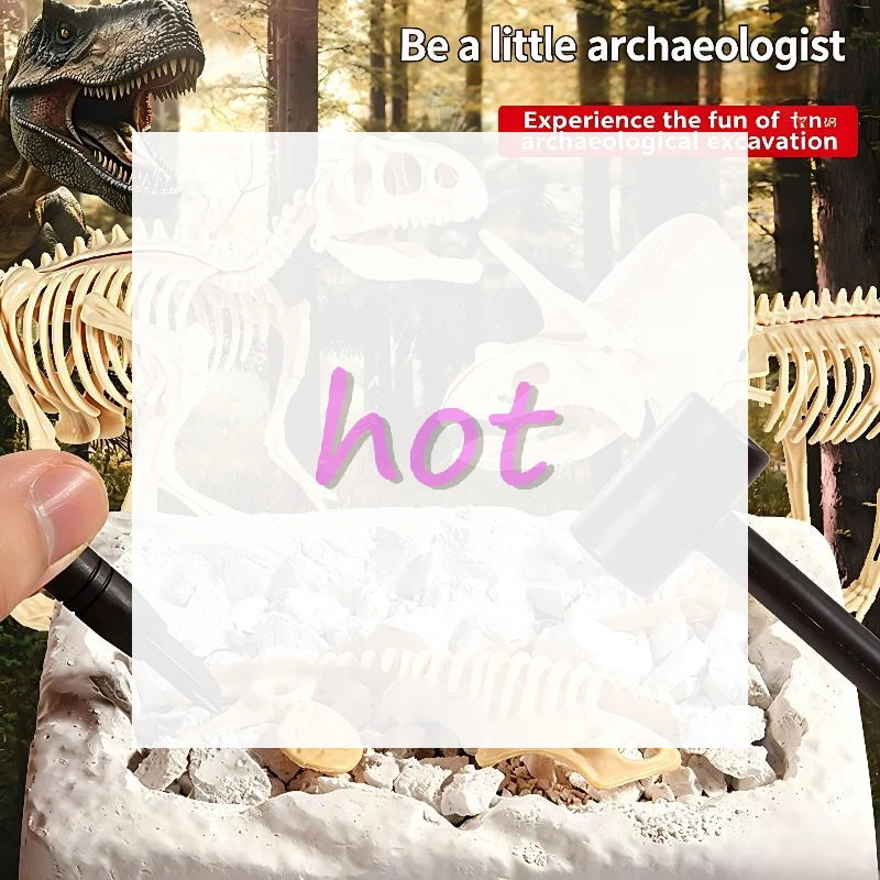 TH 1pc new Dinosaur Fossil Dig Kit – Excavate & Assemble Dinosaur Skeletons| 3D Dino Bones Puzzles| Jurassic Paleontology Toy
TH 1pc new Dinosaur Fossil Dig Kit – Excavate & Assemble Dinosaur Skeletons| 3D Dino Bones Puzzles| Jurassic Paleontology Toy