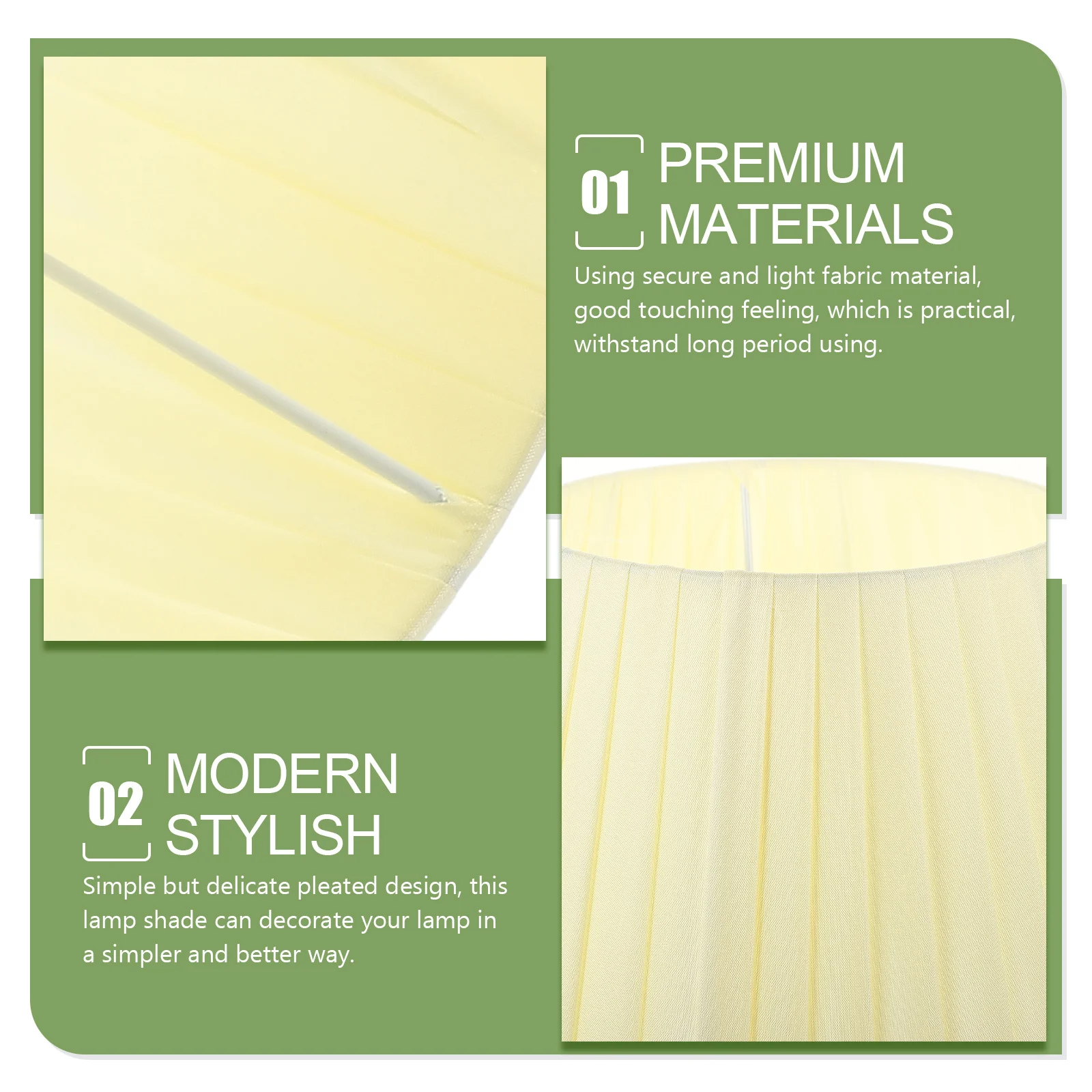 Fabric Pleated Lamp Shade Table Bedside Floor Lamp Cover E27 E14 Replacement Decorative Light Shade Cloth Lampshade
Fabric Pleated Lamp Shade Table Bedside Floor Lamp Cover E27 E14 Replacement Decorative Light Shade Cloth Lampshade