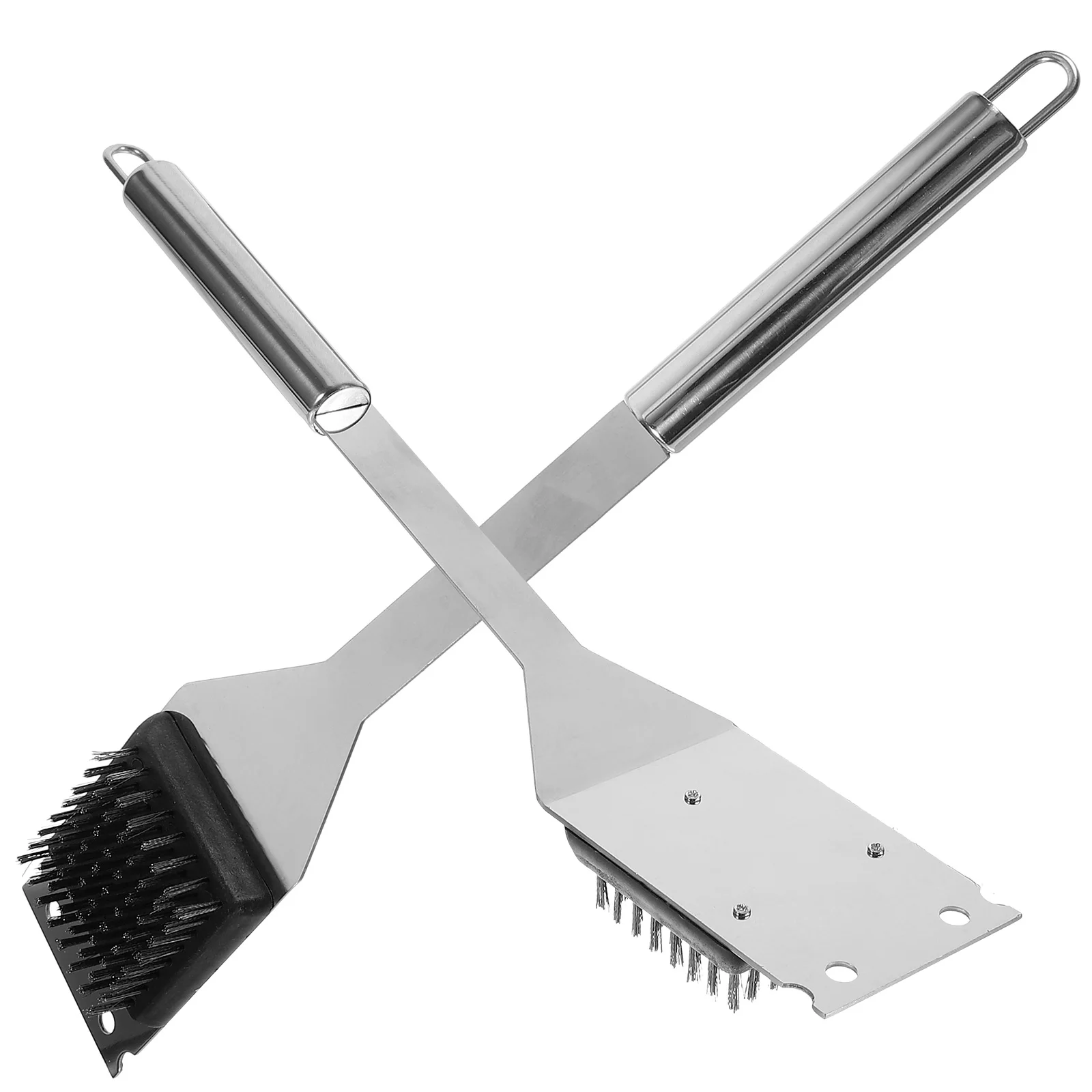 2Pcs BBQ Grill Cleaning Brush Set Portable Outdoor Camping Tools Silver Lightweight Easy Use Kitchen Bar Accessories
2Pcs BBQ Grill Cleaning Brush Set Portable Outdoor Camping Tools Silver Lightweight Easy Use Kitchen Bar Accessories