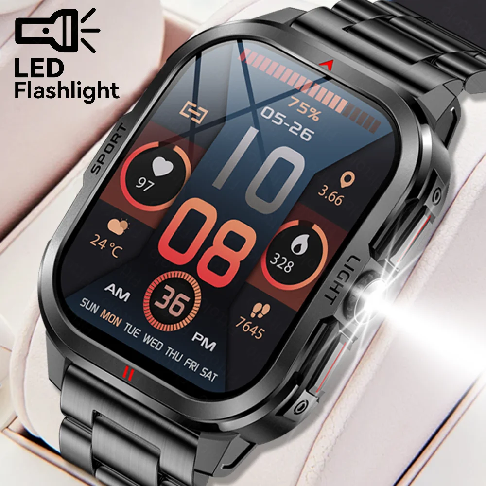 2025 New Smart Watch Men 2.01"HD Screen 3ATM Waterproof Flashlight Health Monitor 400mAh Battery Sport Bluetooth Call Smartwatch
2025 New Smart Watch Men 2.01"HD Screen 3ATM Waterproof Flashlight Health Monitor 400mAh Battery Sport Bluetooth Call Smartwatch