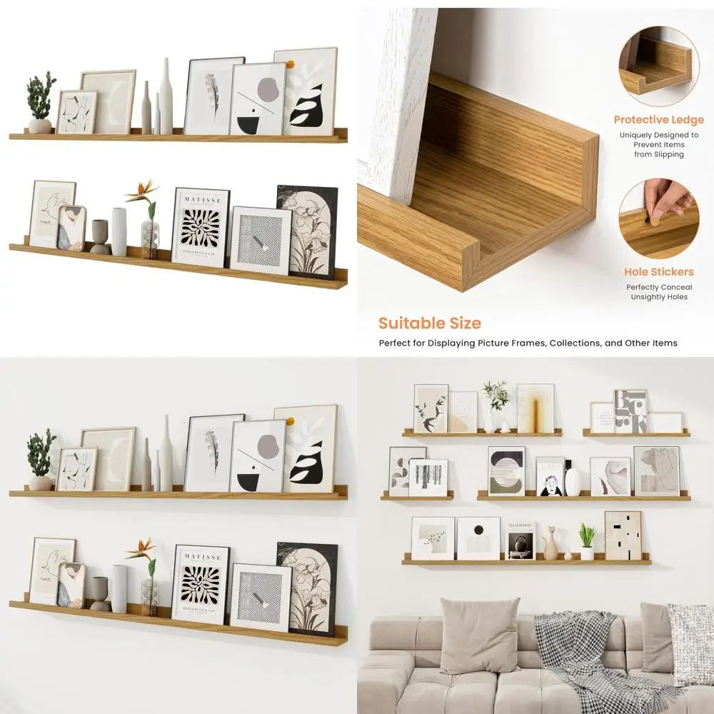 Набор из 2 шт., 55 плавающих настенных полков из дуба с губами, хранилищем и декором для дома — подходят для фотографий
Набор из 2 шт., 55 плавающих настенных полков из дуба с губами, хранилищем и декором для дома — подходят для фотографий