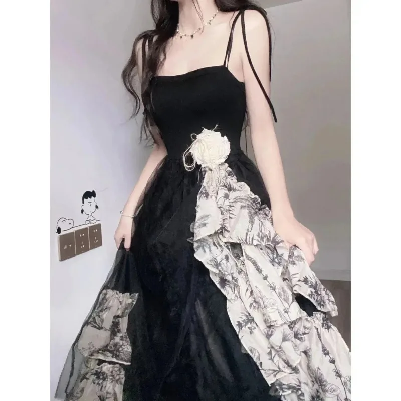New Women's Sexy Hanging Neck Bareback Jacquard Pure Desire High Waist Show Thin Dress
New Women's Sexy Hanging Neck Bareback Jacquard Pure Desire High Waist Show Thin Dress