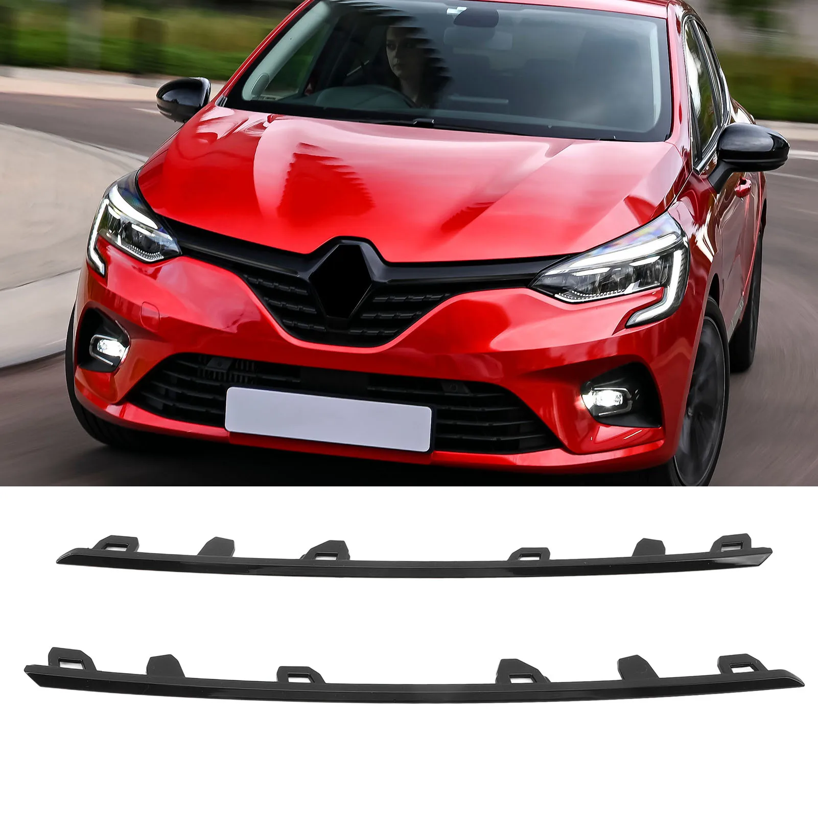 960104760R Front Grille Trim Gloss Black Front Bumper Grille Moulding Trims 960104760R for V Pre‑Facelift 2020 to 2023
960104760R Front Grille Trim Gloss Black Front Bumper Grille Moulding Trims 960104760R for V Pre‑Facelift 2020 to 2023