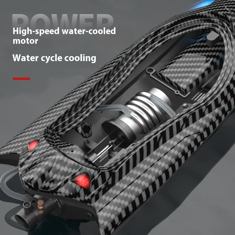 High-Speed Carbon Fiber Patterned RC Boat with Lights Reset Feature Full-Scale Water-Cooled Turbojet Model Gift Toy
High-Speed Carbon Fiber Patterned RC Boat with Lights Reset Feature Full-Scale Water-Cooled Turbojet Model Gift Toy