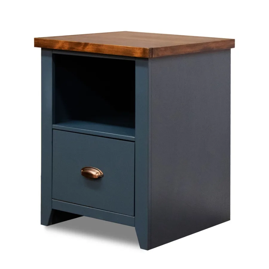 Bridgevine Home Nantucket 22 inch 1drawer file No Assembly Required Blue Denim and Whiskey Finish
Bridgevine Home Nantucket 22 inch 1drawer file No Assembly Required Blue Denim and Whiskey Finish
