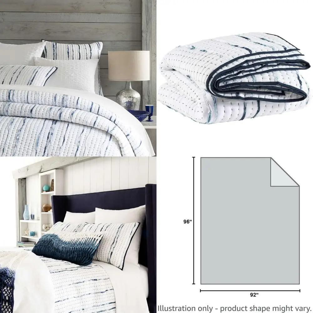 Blue Striped Ultra Soft Quilt, Full/Queen Size
Blue Striped Ultra Soft Quilt, Full/Queen Size