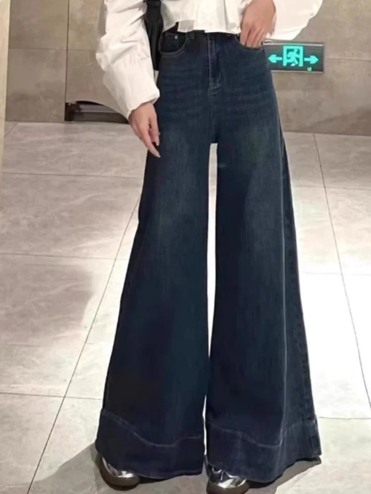 Flare Jeans Women Lazy Style Sweet Spicy Girls Korean Fashion Baggy Mopping Trousers Autumn All-match Daily Vintage Bleached
Flare Jeans Women Lazy Style Sweet Spicy Girls Korean Fashion Baggy Mopping Trousers Autumn All-match Daily Vintage Bleached