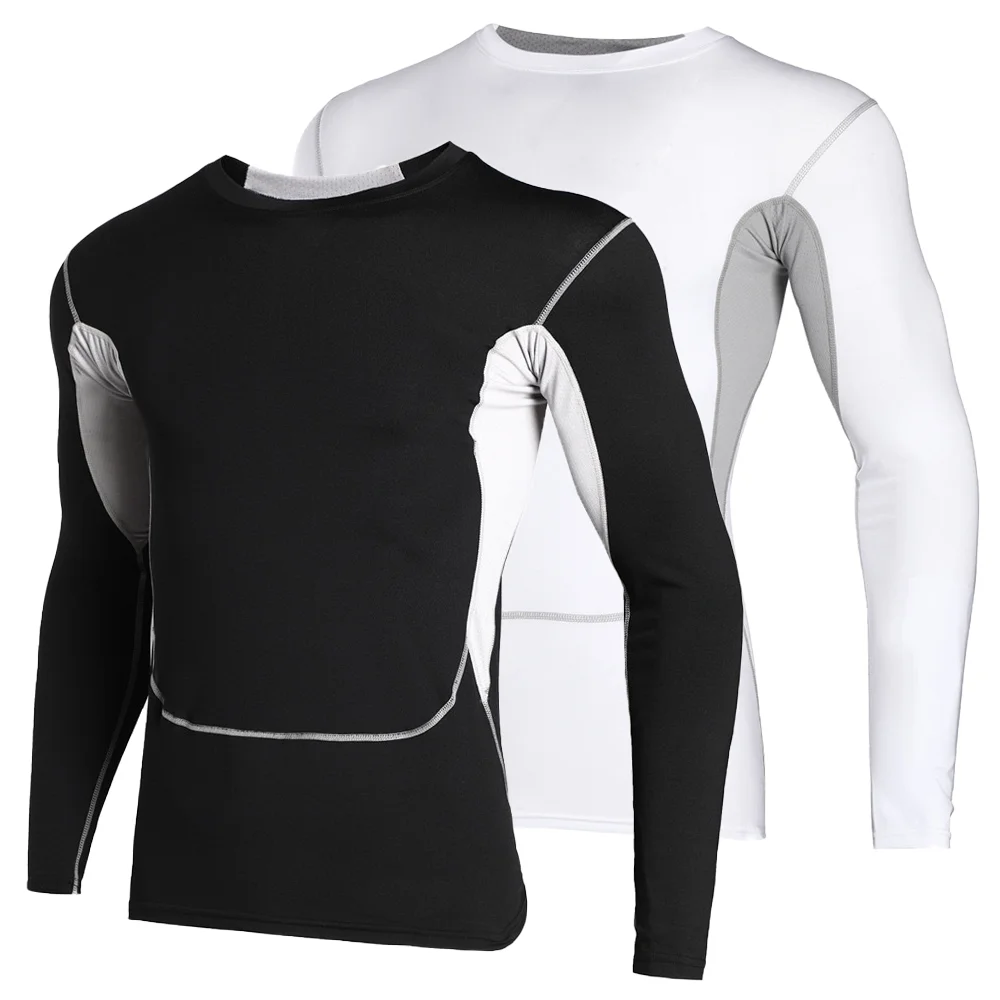 Мужские термокомпрессионные топы, спортивная майка с длинными рукавами, зимнее снаряжение, базовый слой, быстросохнущие футболки, спортивные рубашки для бега
Мужские термокомпрессионные топы, спортивная майка с длинными рукавами, зимнее снаряжение, базовый слой, быстросохнущие футболки, спортивные рубашки для бега