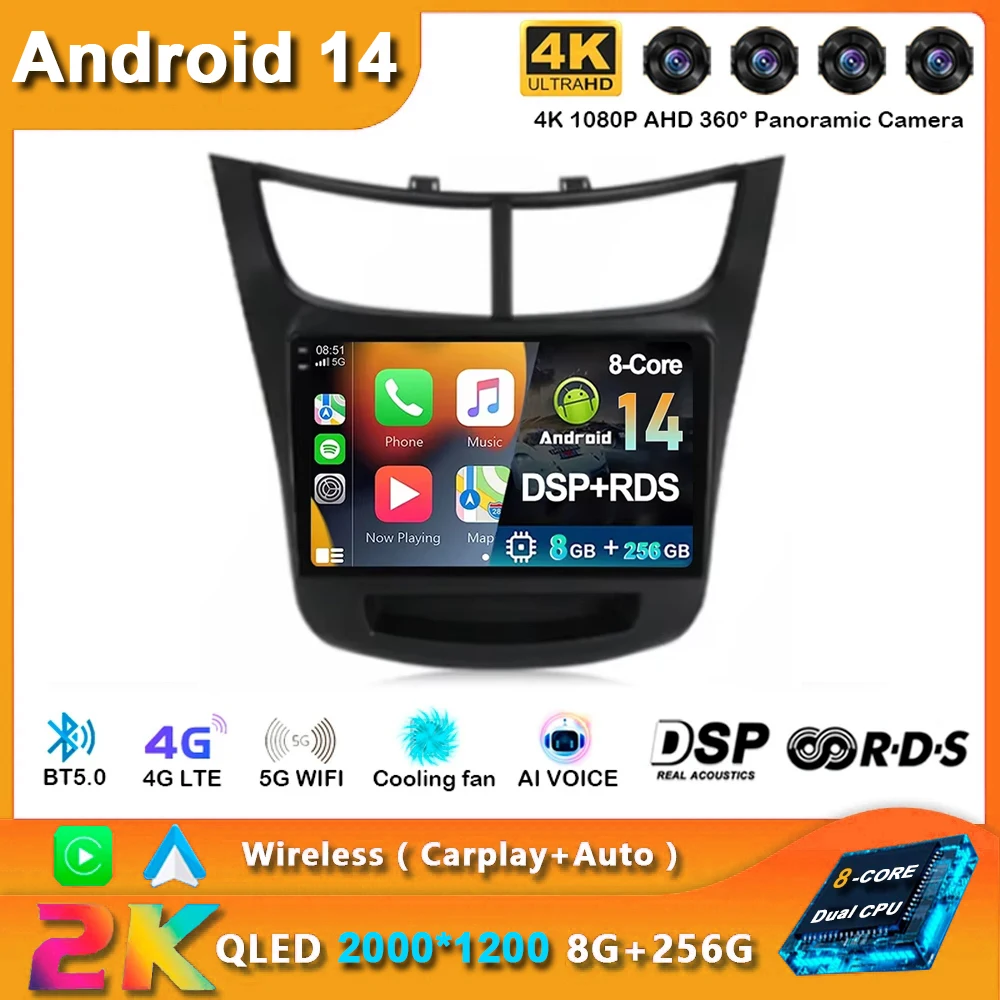 Car Radio Carplay For Chevrolet Sail Aveo 2015 - 2019 GPS Navigation Video Android Auto Stereo Multimedia Player 5G Wifi No 2din
Car Radio Carplay For Chevrolet Sail Aveo 2015 - 2019 GPS Navigation Video Android Auto Stereo Multimedia Player 5G Wifi No 2din