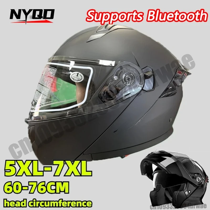 Flip Up Helmet 5XL 6XL 7XL Men's Motorcycle Helmet Double Lens Electric Vehicle Full Helmet Covered Sunscreen Four Seasons
Flip Up Helmet 5XL 6XL 7XL Men's Motorcycle Helmet Double Lens Electric Vehicle Full Helmet Covered Sunscreen Four Seasons
