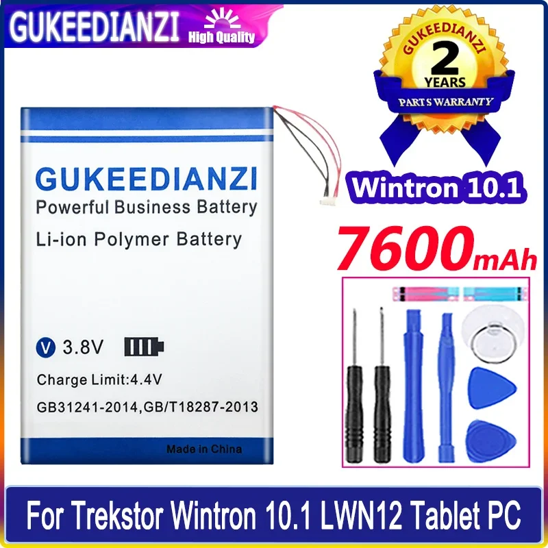 Аккумулятор GUKEEDIANZI 7600 мА/ч для планшетного ПК трекстора Wintron 10,1 LWN 12 LWN12
Аккумулятор GUKEEDIANZI 7600 мА/ч для планшетного ПК трекстора Wintron 10,1 LWN 12 LWN12
