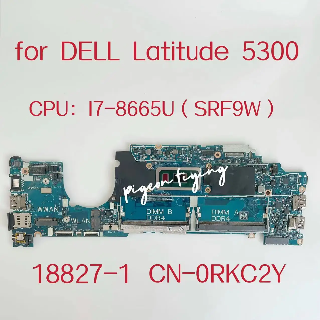 Материнская плата 18827-1 для ноутбука Dell Latitude 5300, материнская плата CPU:I7-8665U SRF9W DDR4 CN-0RKC2Y 0RKC2Y RKC2Y, тест ОК
Материнская плата 18827-1 для ноутбука Dell Latitude 5300, материнская плата CPU:I7-8665U SRF9W DDR4 CN-0RKC2Y 0RKC2Y RKC2Y, тест ОК