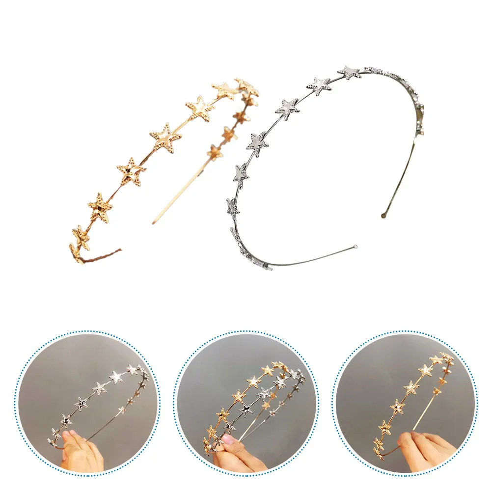2 Pcs Five pointed Star Headb Simple Style Girl Accessory Lightweight Alloy Haircut Decors Moderate Weight Comfortable Wear
2 Pcs Five pointed Star Headb Simple Style Girl Accessory Lightweight Alloy Haircut Decors Moderate Weight Comfortable Wear