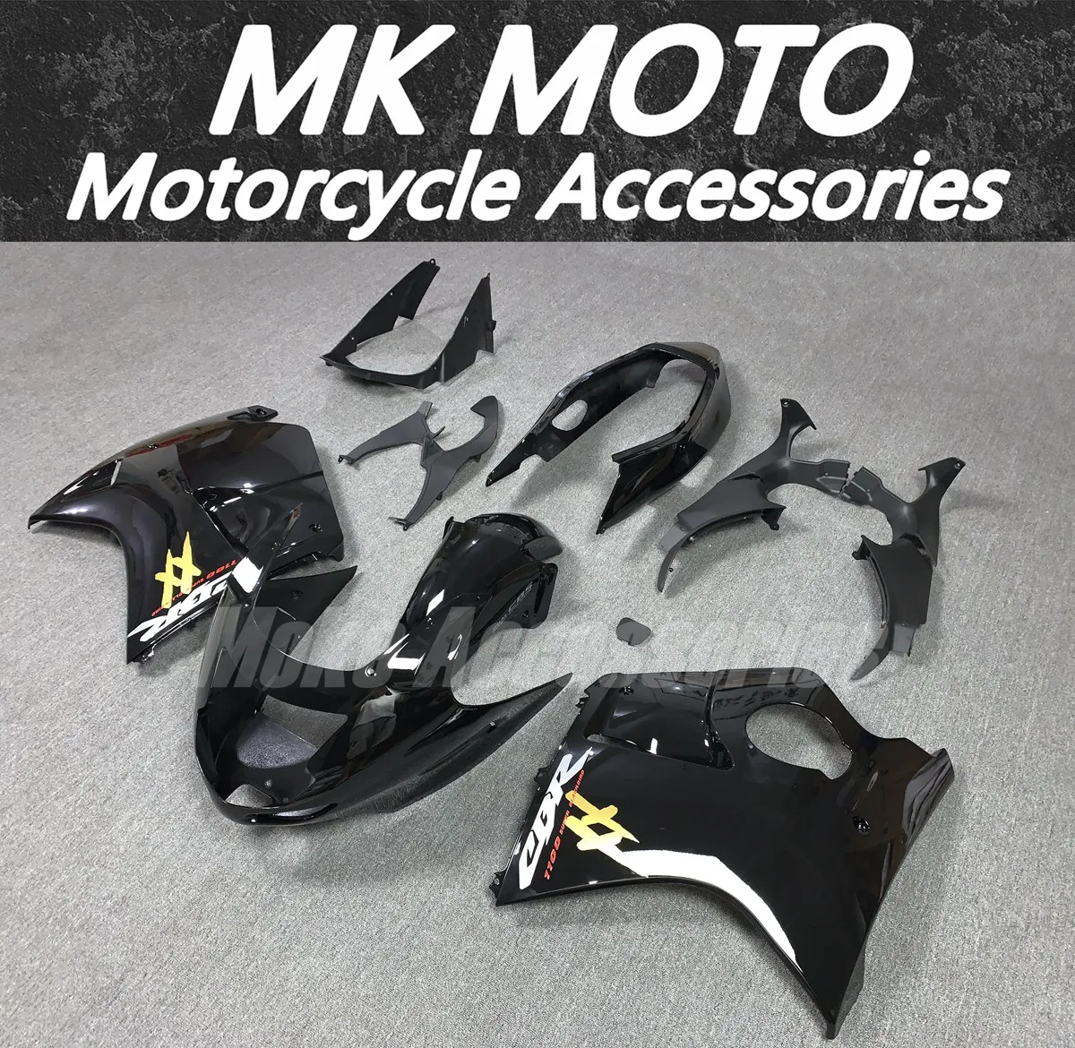 Motorcycle Fairings Kit Fit For CBR1100XX 97-07 Bodywork Set High Quality ABS Injection Black
Motorcycle Fairings Kit Fit For CBR1100XX 97-07 Bodywork Set High Quality ABS Injection Black