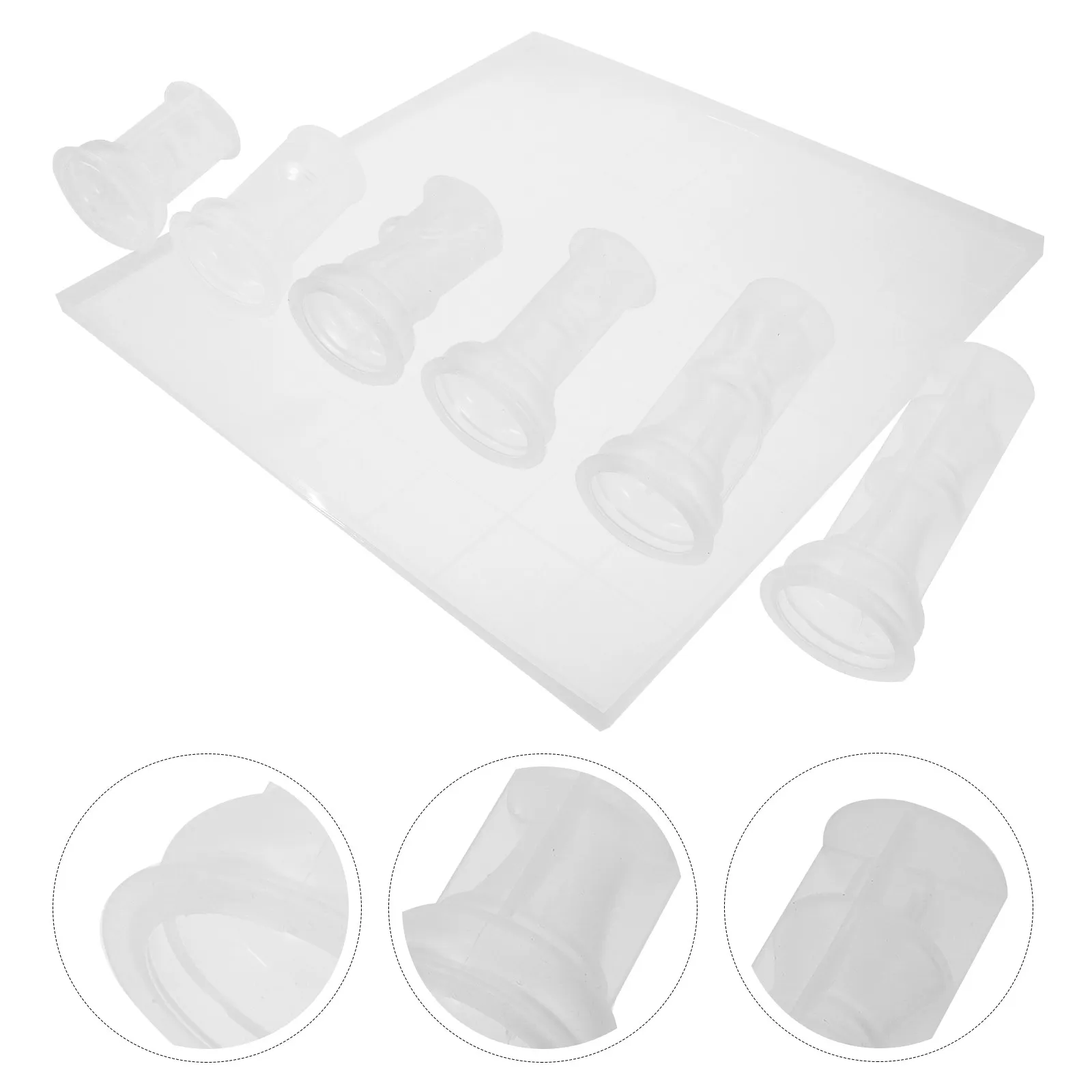 1Set Flexible Silicone Chess Molds Chess Piece Mold for Resin Casting DIY Chessboard Epoxy Molds Reusable Craft Template
1Set Flexible Silicone Chess Molds Chess Piece Mold for Resin Casting DIY Chessboard Epoxy Molds Reusable Craft Template