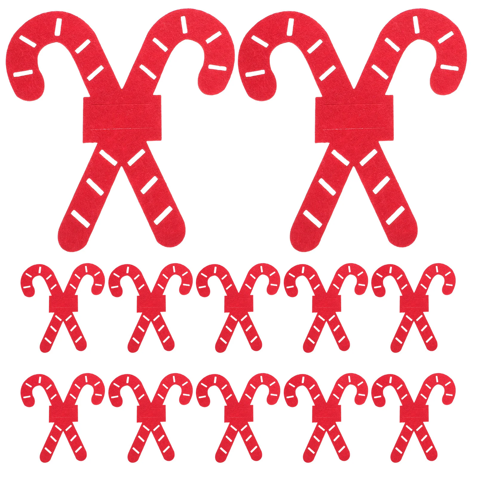 12pcs Christmas Flatware Sleeves Candy Cane Cutlery Holders Reusable Fabric Utensil Pouches For Holiday Table Decoration
12pcs Christmas Flatware Sleeves Candy Cane Cutlery Holders Reusable Fabric Utensil Pouches For Holiday Table Decoration