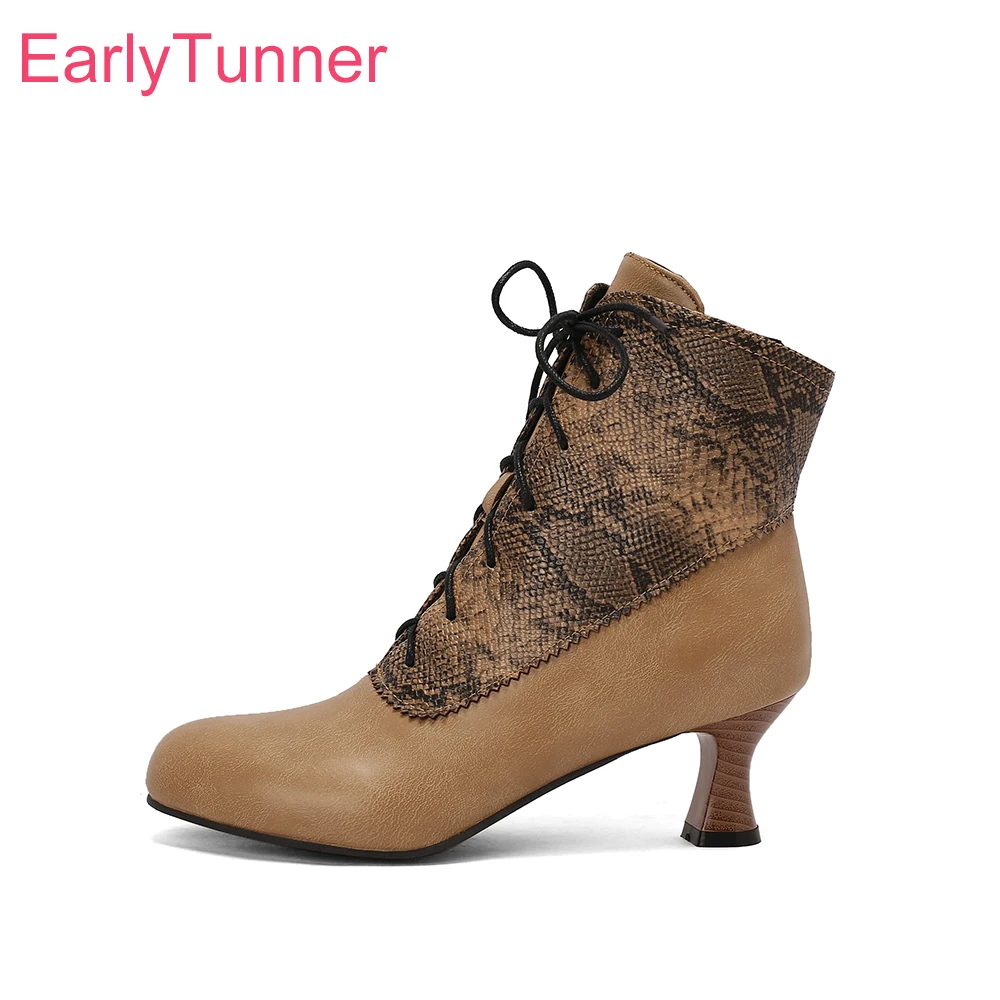 Winter Fashion Yellow Wine Red Women Ankle Boots Sexy Lace up High Heels School Lady Shoes Plus Big Size 12 43 46 50
Winter Fashion Yellow Wine Red Women Ankle Boots Sexy Lace up High Heels School Lady Shoes Plus Big Size 12 43 46 50