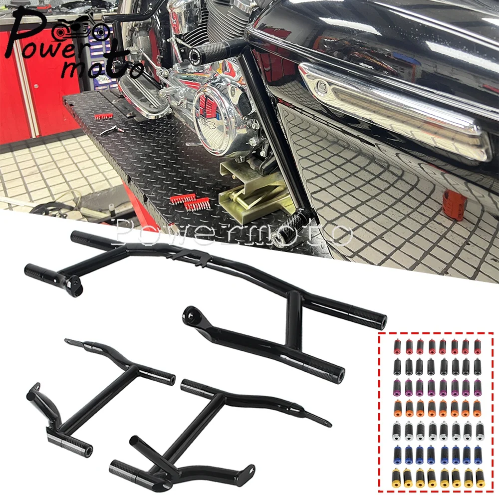 Защита двигателя, бампер для Harley Touring Road Glide CVO 121, 117, защитная планка рамы мотоцикла 49000114A/49000105A
Защита двигателя, бампер для Harley Touring Road Glide CVO 121, 117, защитная планка рамы мотоцикла 49000114A/49000105A