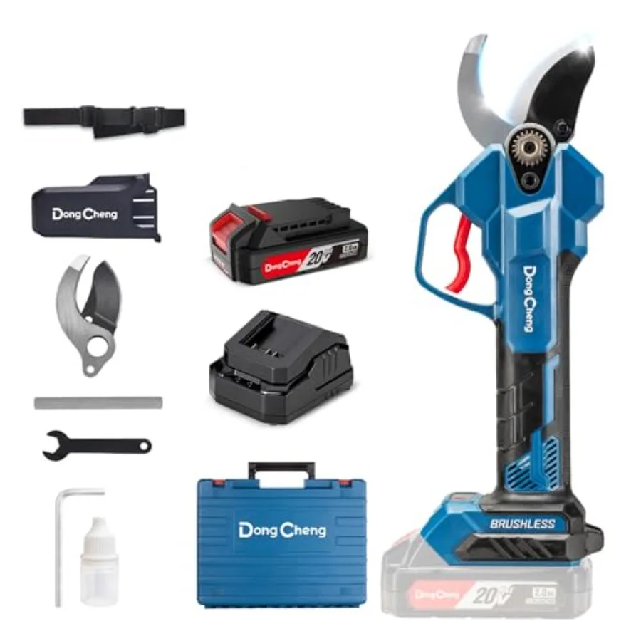 Электрические секаторы Dong Cheng 20V с бесщеточным двигателем, оптимизированным вырезом 1,4 дюйма и 4-уровневой регулировкой, премиальное лезвие SK5
Электрические секаторы Dong Cheng 20V с бесщеточным двигателем, оптимизированным вырезом 1,4 дюйма и 4-уровневой регулировкой, премиальное лезвие SK5