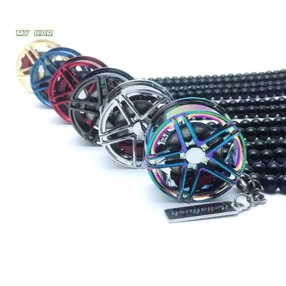 Unique Hip-hop Car Wheel Hub Pendant Stylish Glossy Shock Absorber Chain Pendant Zinc Alloy Black Beads Hanging Ornament Auto
Unique Hip-hop Car Wheel Hub Pendant Stylish Glossy Shock Absorber Chain Pendant Zinc Alloy Black Beads Hanging Ornament Auto