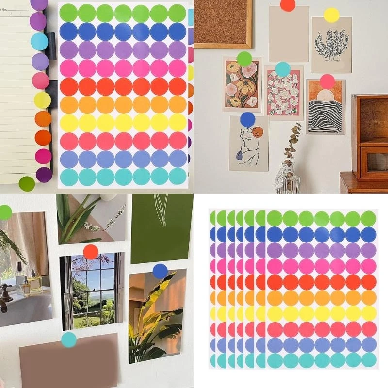 700Pieces Colorful Dot Sticker 19mm Round Writable Label For Scrapbooking Photo Album Planner Notebook Calendar Wrapping D2RC
700Pieces Colorful Dot Sticker 19mm Round Writable Label For Scrapbooking Photo Album Planner Notebook Calendar Wrapping D2RC