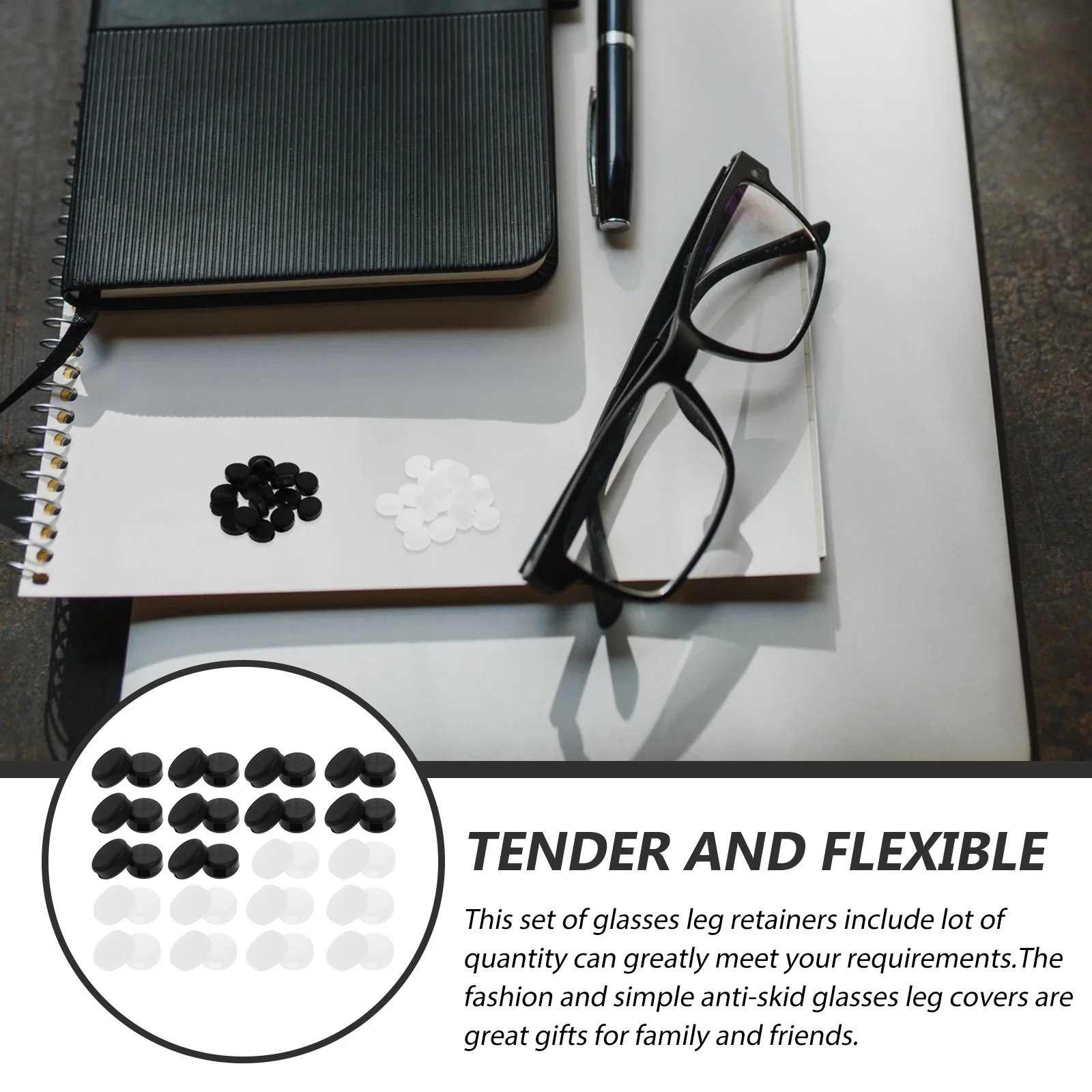 40Pcs High Class Silicone Glasses Leg Retainers Non-Slip Grips for and Sports Glasses Retainers Eyeglasses Supplies
40Pcs High Class Silicone Glasses Leg Retainers Non-Slip Grips for and Sports Glasses Retainers Eyeglasses Supplies