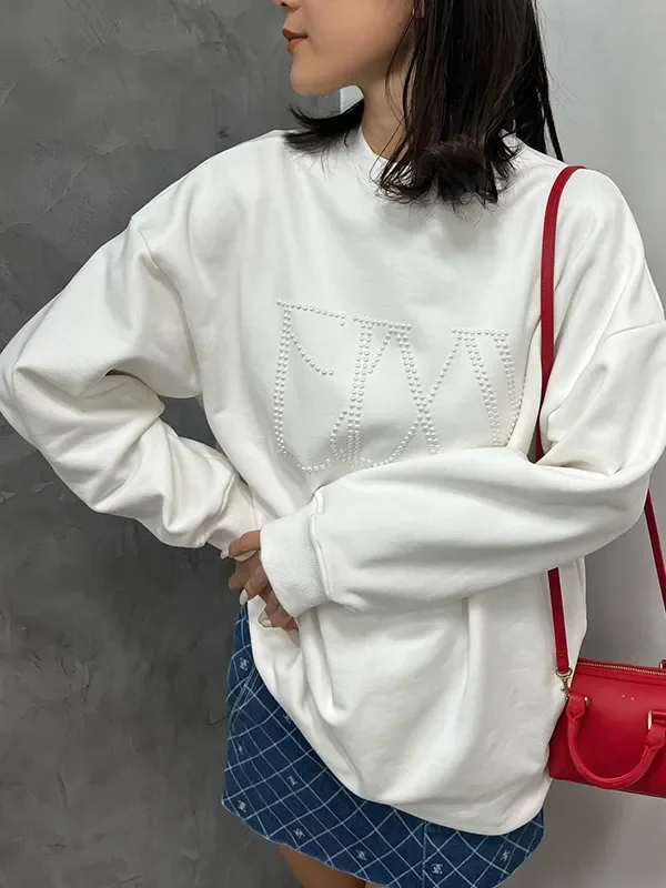 Xingyejia E!my 2024 New round Neck Long Sweatshirt Versatile All-Match Straight Tube Ladies Summer Fashion Ladies Sweater
Xingyejia E!my 2024 New round Neck Long Sweatshirt Versatile All-Match Straight Tube Ladies Summer Fashion Ladies Sweater