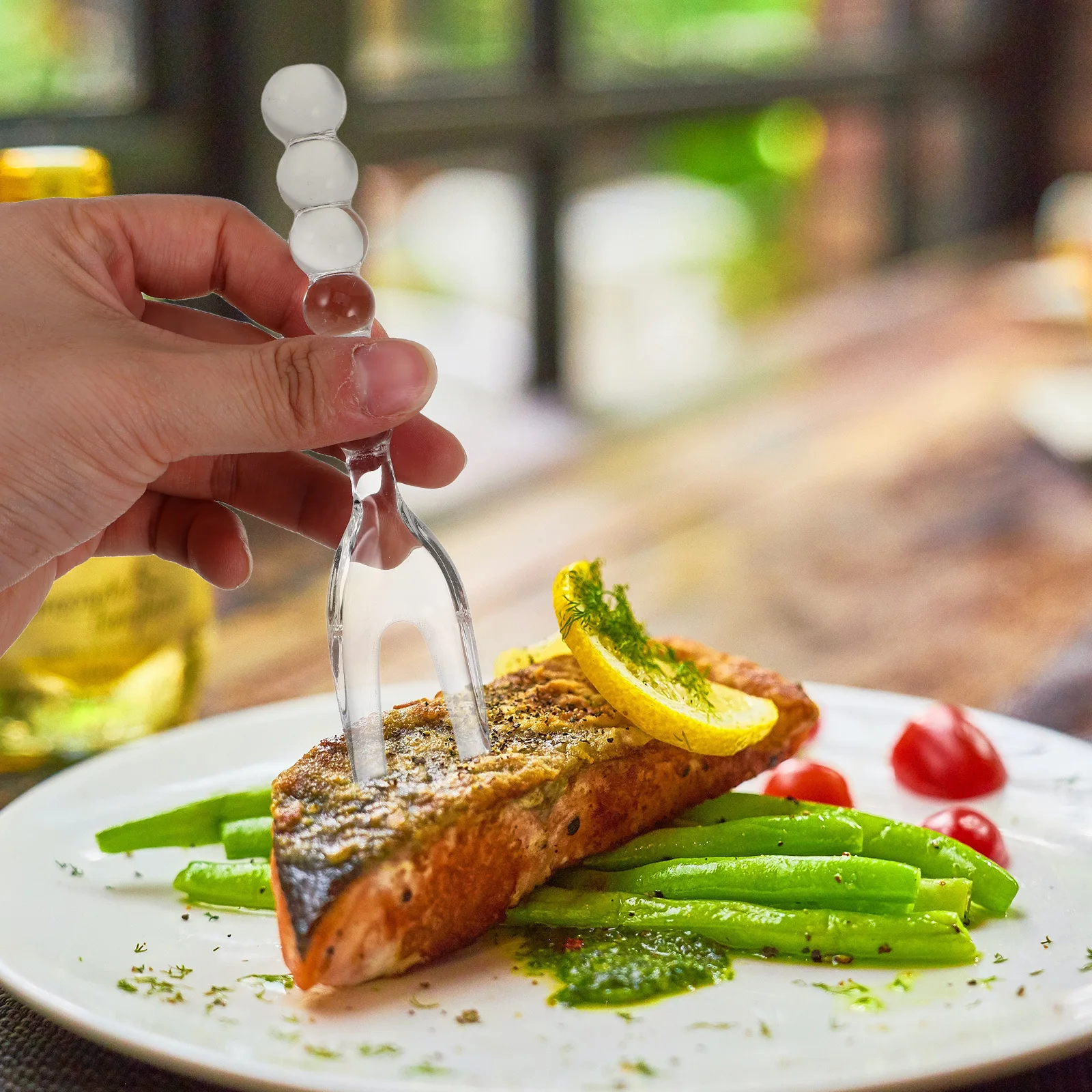 Glass Dessert Fork Creative Elegant Design for Coffee Tea Ice Cream Pastries Home Party Dining Stirring Fork
Glass Dessert Fork Creative Elegant Design for Coffee Tea Ice Cream Pastries Home Party Dining Stirring Fork