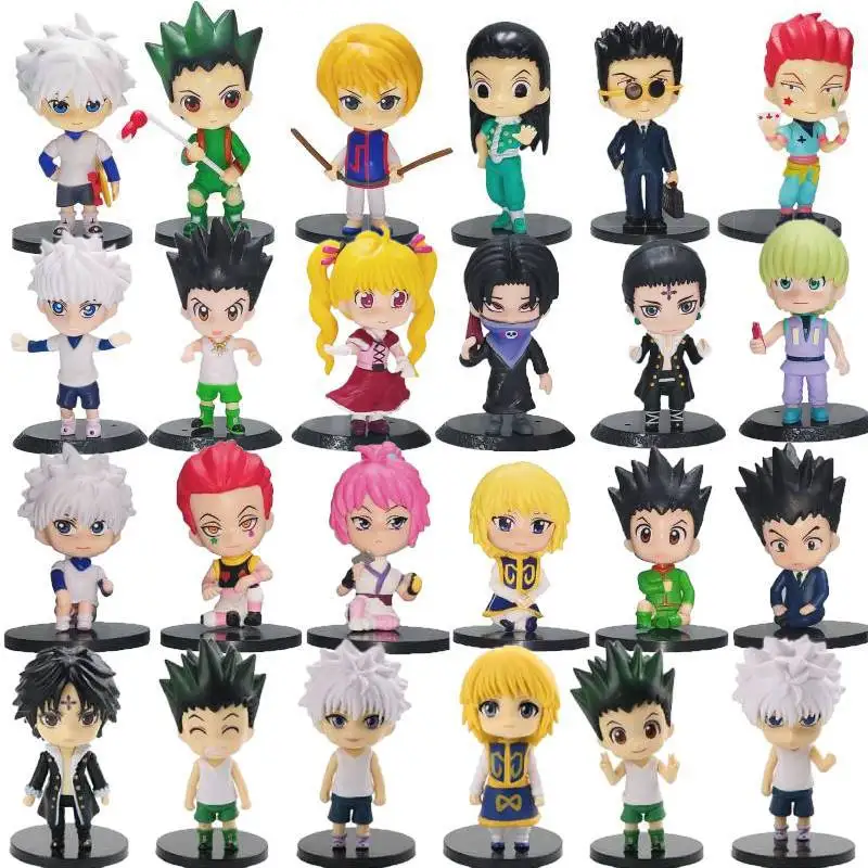 6 шт./комплект, игрушечные куклы «Охотник X Huner Gon Freecss Killua Zoldyck Kurapika Leorio Hisoka Illumi»
6 шт./комплект, игрушечные куклы «Охотник X Huner Gon Freecss Killua Zoldyck Kurapika Leorio Hisoka Illumi»