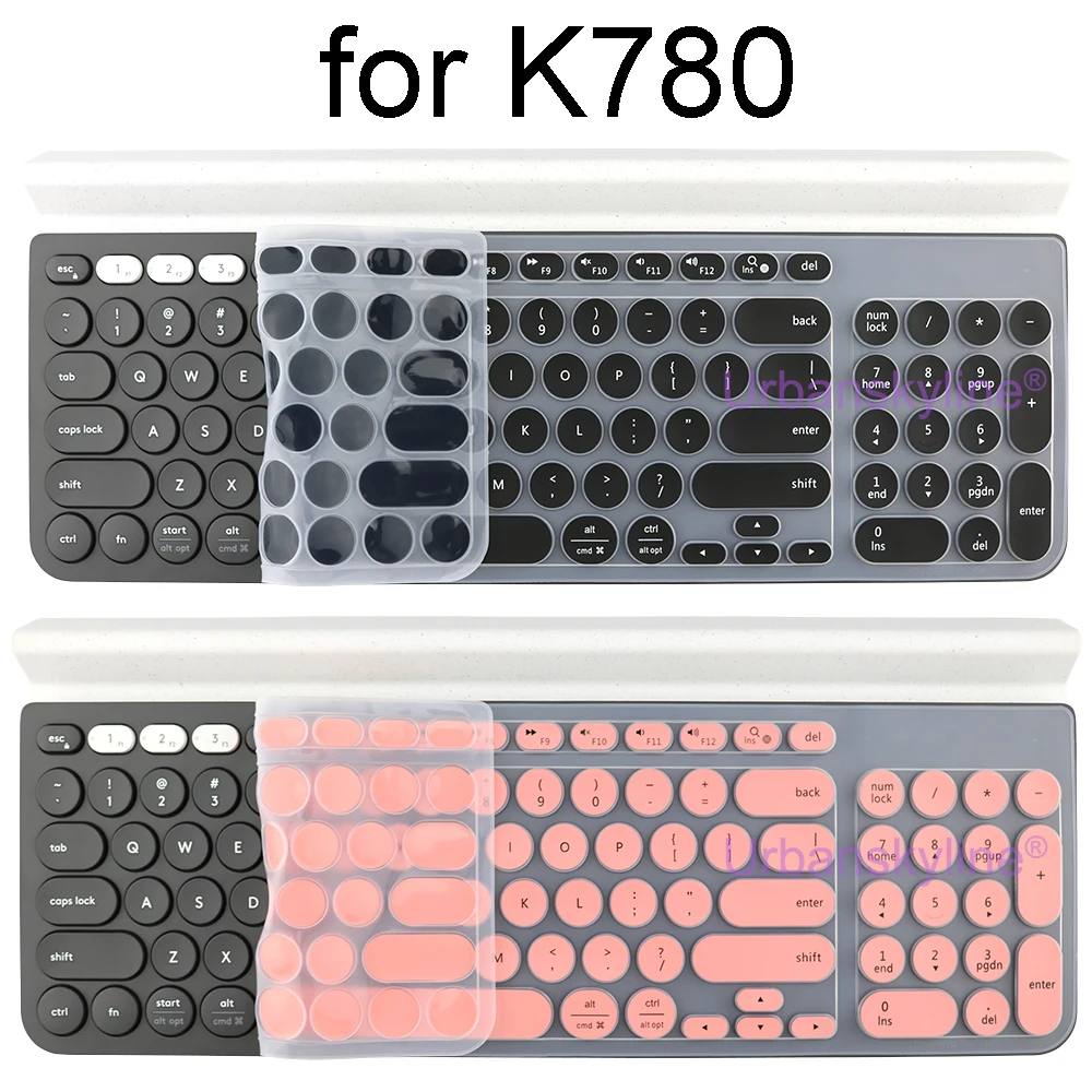 K780 Keyboard Cover for Logitech K780 Wireless Bluetooth Protector Skin Case Film Silicone TPU Case for Logi Clear Black Pink
K780 Keyboard Cover for Logitech K780 Wireless Bluetooth Protector Skin Case Film Silicone TPU Case for Logi Clear Black Pink