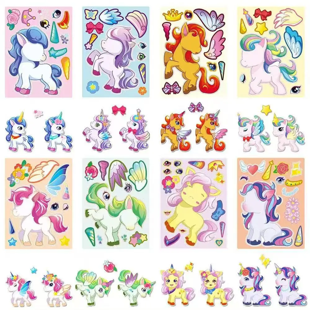 My Little Pony children's dress-up sticker DIY girls no-cut stickers fun creative educational sticker art
My Little Pony children's dress-up sticker DIY girls no-cut stickers fun creative educational sticker art