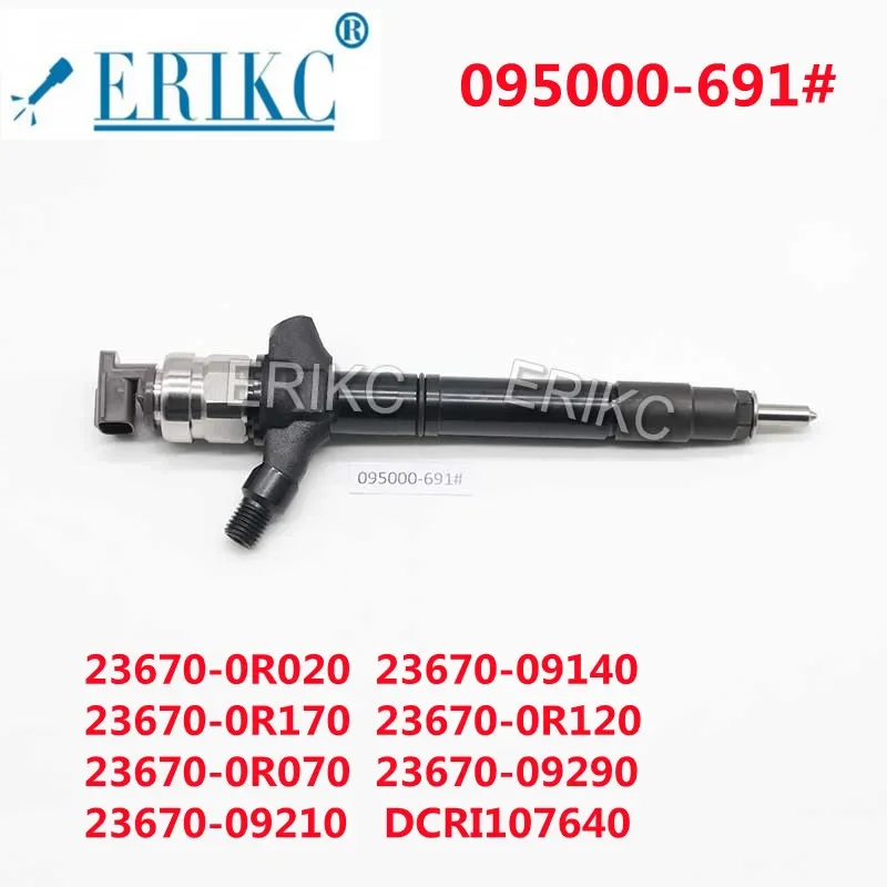 23670-09210 DCRI107640 095000-6910 Diesel Common Rail Fuel Injector 095000-6911 095000-6912 23670-0R170 for Denso Toyota
23670-09210 DCRI107640 095000-6910 Diesel Common Rail Fuel Injector 095000-6911 095000-6912 23670-0R170 for Denso Toyota